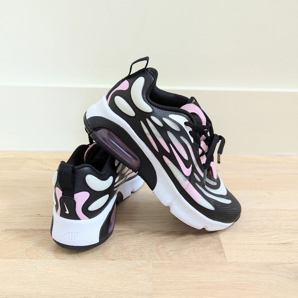 Nike Air Max Ecosense Lo Black/White/Pink Artic Blast Women's 6.5 Sneakers
